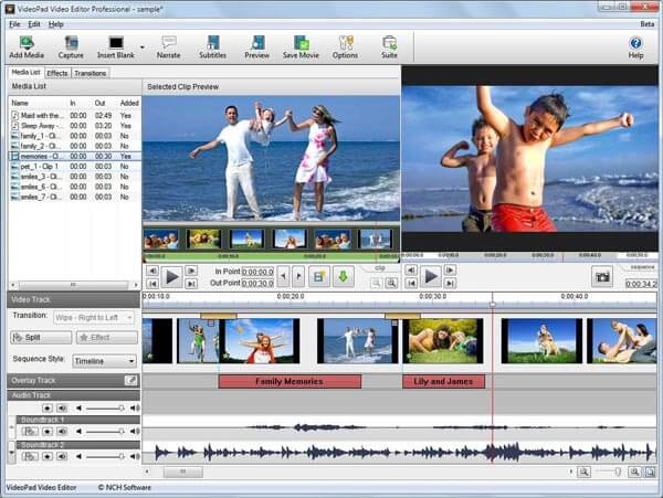 VideoPad Editor video