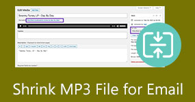 Shrink MP3 File for Email