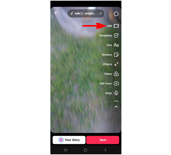 Edição de vídeo do TikTok