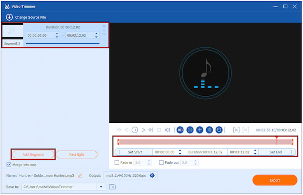 Trim Split And Add Delete Segements