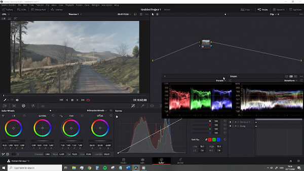 DaVinci Resolve Color Editor
