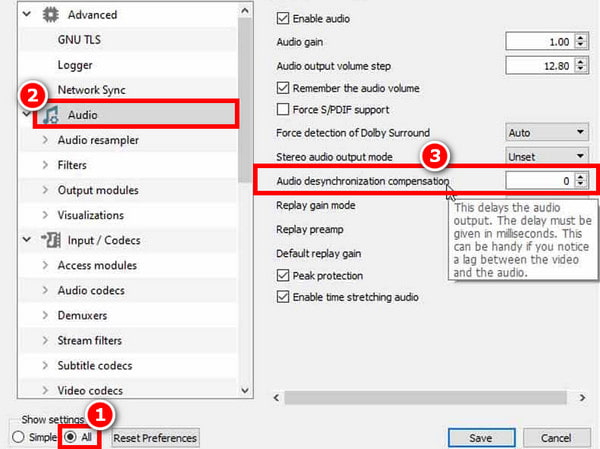 VLC Audio Delay Permanent Fix All Videos