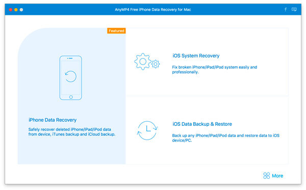 AnyMP4 Free iPhone Data Recovery for Mac 8.0.6 full