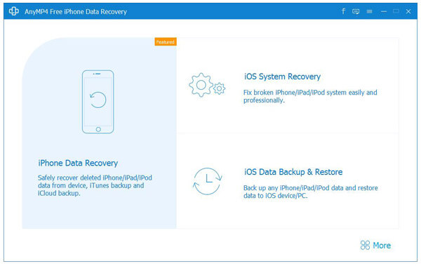 AnyMP4 Free iPhone Data Recovery 7.6.10 full