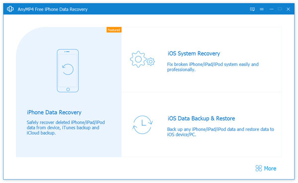 Launch Free iPhone Data Recovery