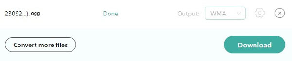 Download online del convertitore da OGG a WAV di AnyMP4