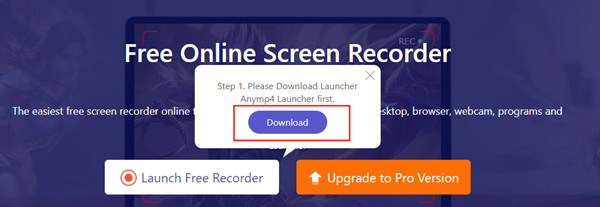 Download The Launcher Before First Usage