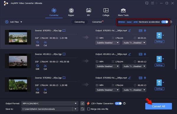 Convert to MP4 in AnyMP4 Video Converter Ultimate