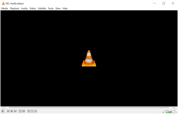 Interfejs odtwarzacza multimedialnego VLC