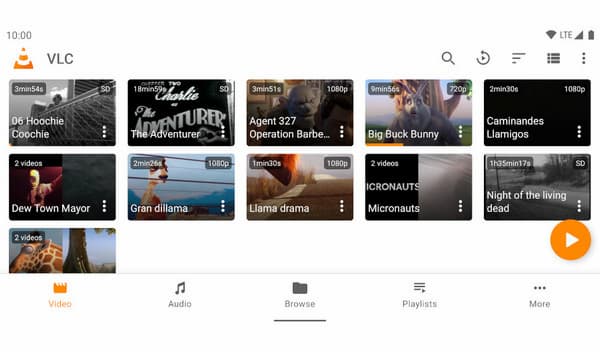 Open WMV File in VLC Android