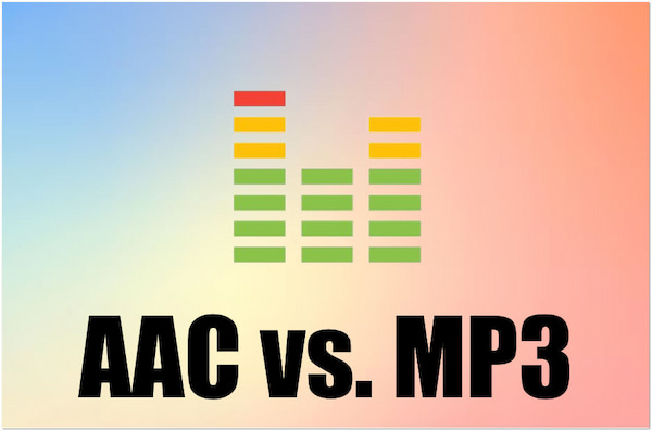 AAC 對比。 MP3