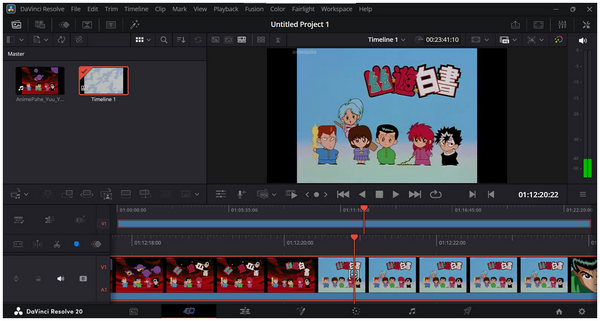 DaVinci Resolve Interface