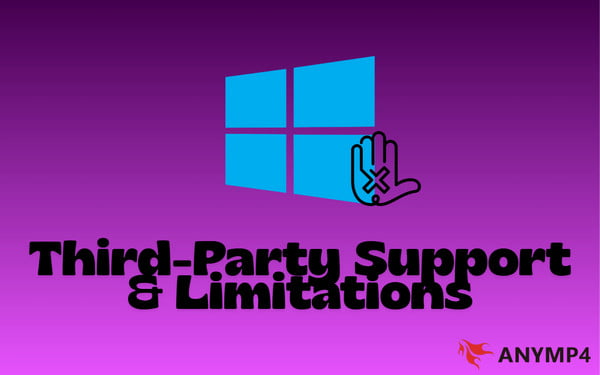 Third Party Support And Limitations