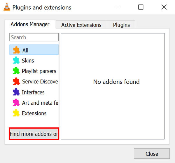Find Extensions Plugins Decode Dpg Vlc