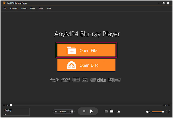 Open DTS for Playback