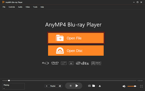 Import GIF File In AnyMP4 Blu Ray Player