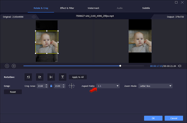 Trim And Edit The Source In AnyMP4 Video Converter Ultimate