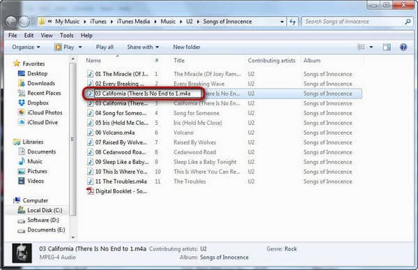 Rename the Extension to M4R in iTunes