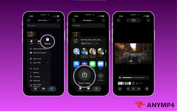 Open MOV In Photos App Of Iphone Ipad