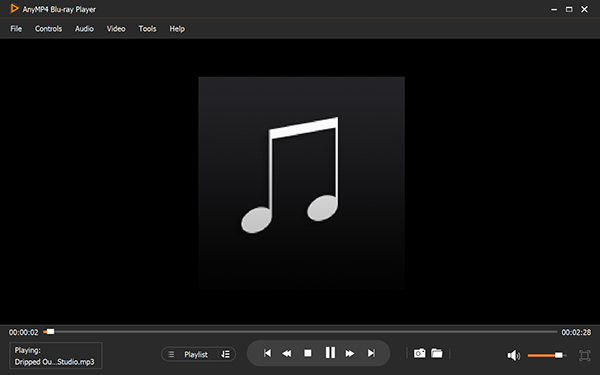 Play MP3 In Anymp4 Player