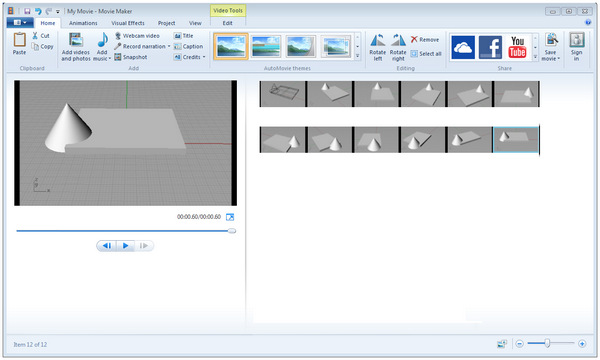 Movie Maker Interface