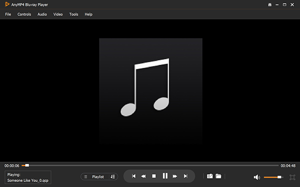 AnyMP4 Play QCP File
