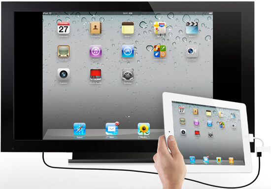 Подключите iPad 2 к HDTV