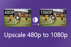 將 480p 轉換為 1080p 分辨率