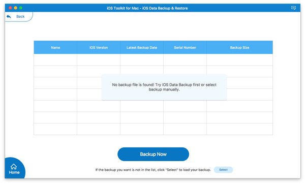 Se iOS Backup