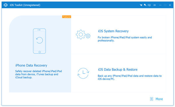 Elija la copia de seguridad y restauración de datos de iOS