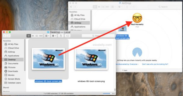 Share Video From Mac Via Airdrop