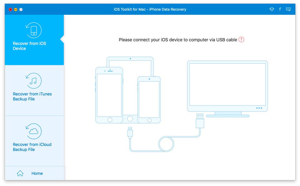 iPhone Data Recovery dla komputerów Mac