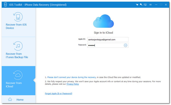 AnyMP4 iPhone Data Recovery iCloud