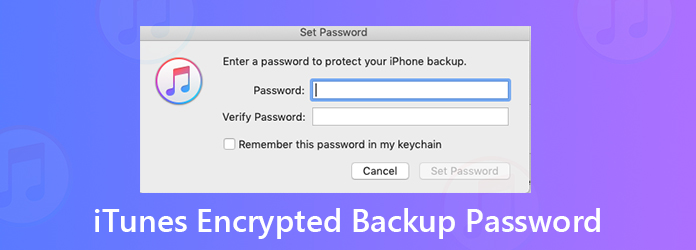 Password di backup di iTunes