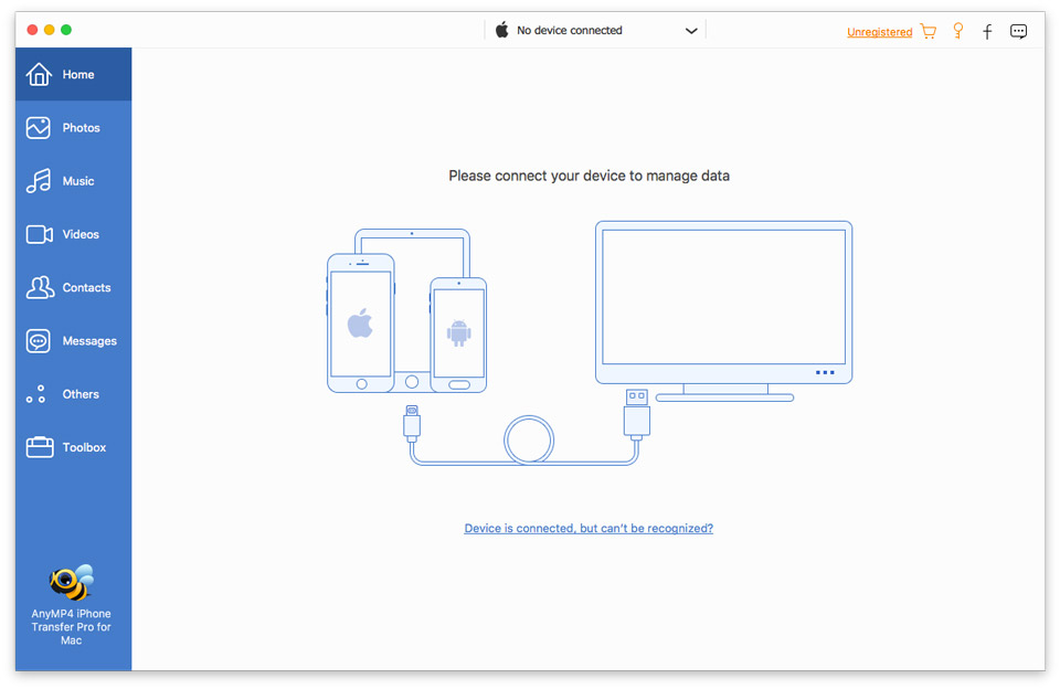 Ejecutar transferencia de iPhone