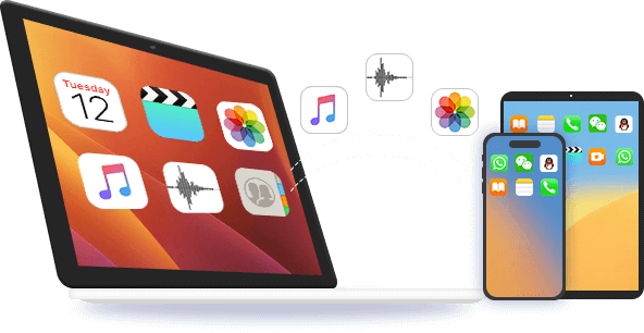 Transferir datos de Mac a iPhone