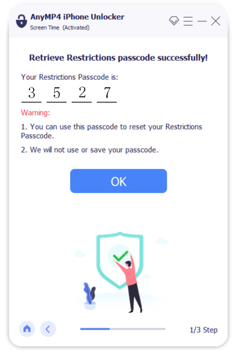 Código de acceso de restricciones