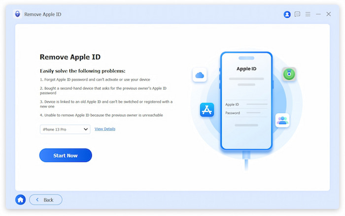 Start Now to Remove Apple Id