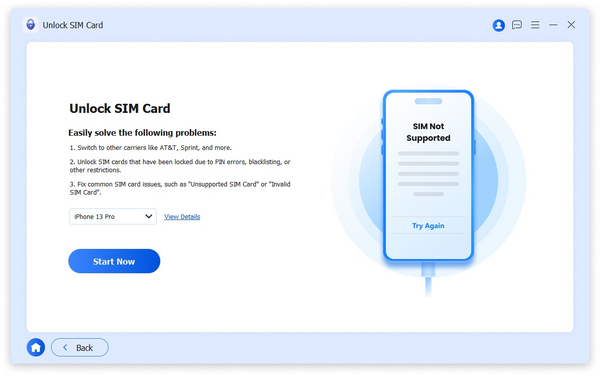 Unlock Sim Start Now