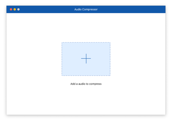 Add Audio to Audio Compressor