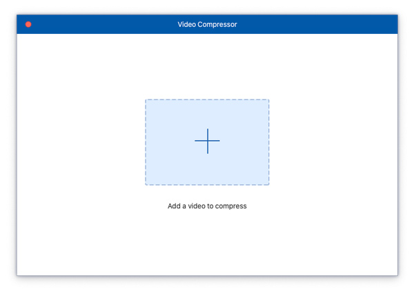 Videofájl hozzáadása a Video Compressor programhoz
