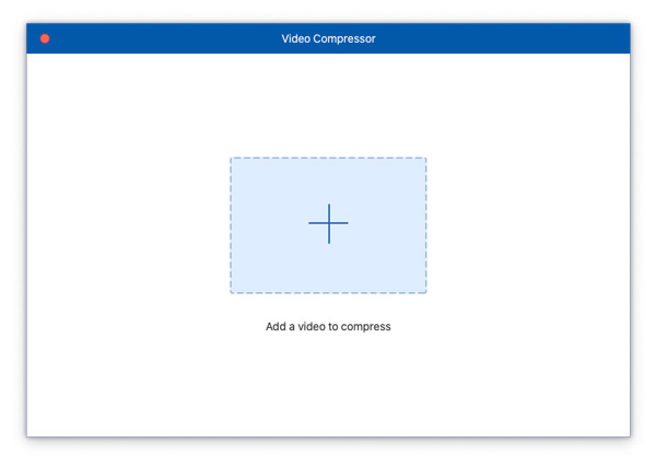 將視頻文件添加到Video Compressor