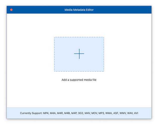 Lägg till videofil i Media Metadata Editor