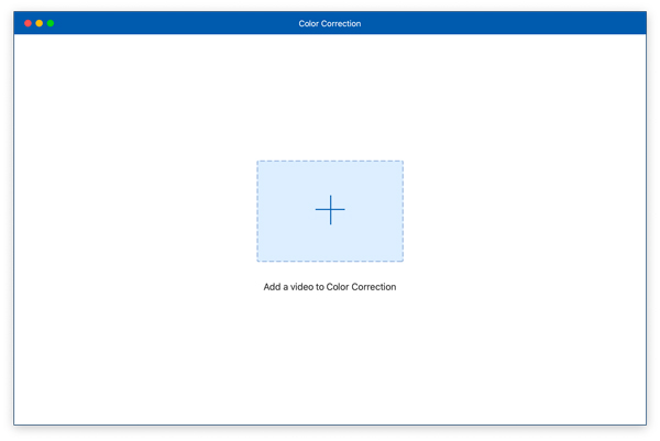 Add Video to Color Correction