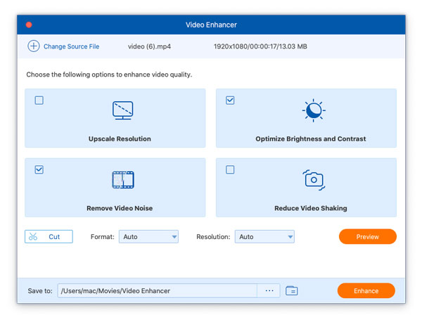 Enhance Video Quality on Mac