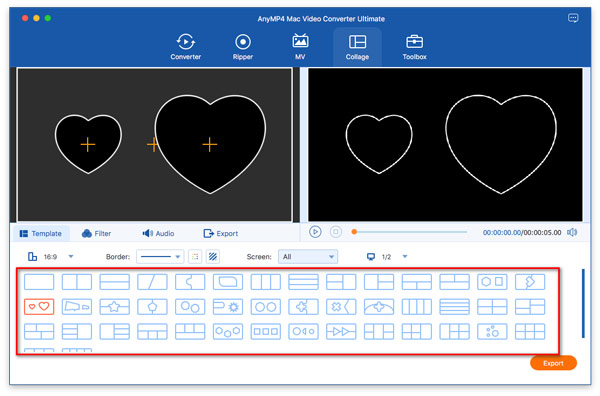 Vælg Split Screen Mode