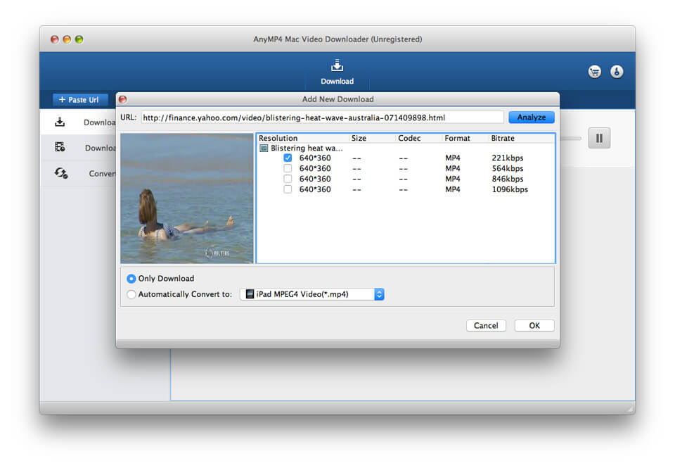 AnyMP4 Mac Video Downloader for Mac 6.0.88 破解版 - MP4视频下载