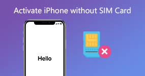 Aktivera iPhone utan SIM-kort