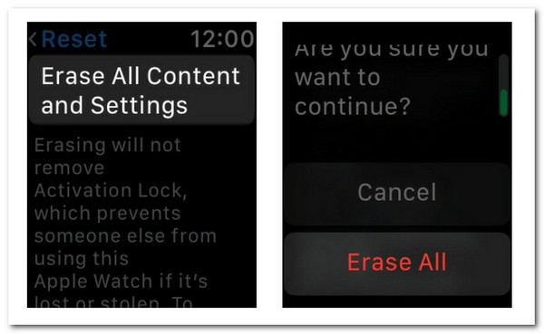 Apple Watch Erase All Settings