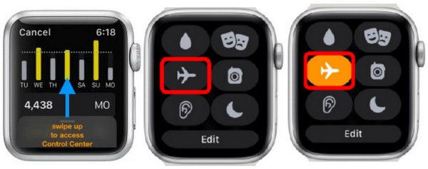 Apple Watch synkroniserar inte med iPhone flygplansläge